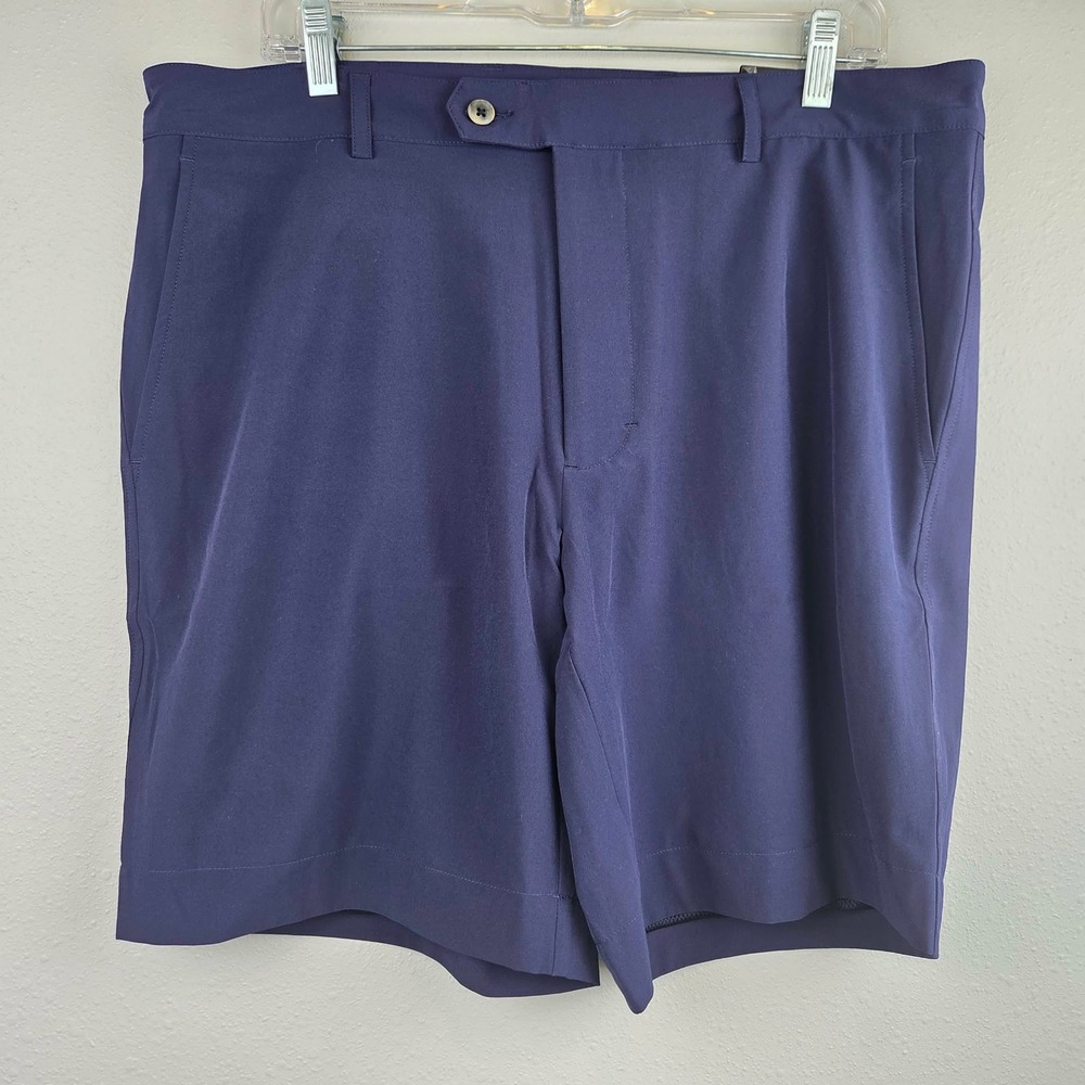 Fairway & Greene F&G  Larson Tech Mens Golf Shorts Navy Blue Size 36 NWT